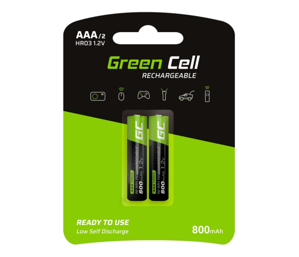Green Cell 2x AAA HR03 800mAh GR08 - 573964 - zdjęcie